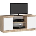 TV stolík Tonon 120 cm sonoma/biela