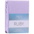 Froté prestieradlo s gumou AmeliaHome Ruby lila