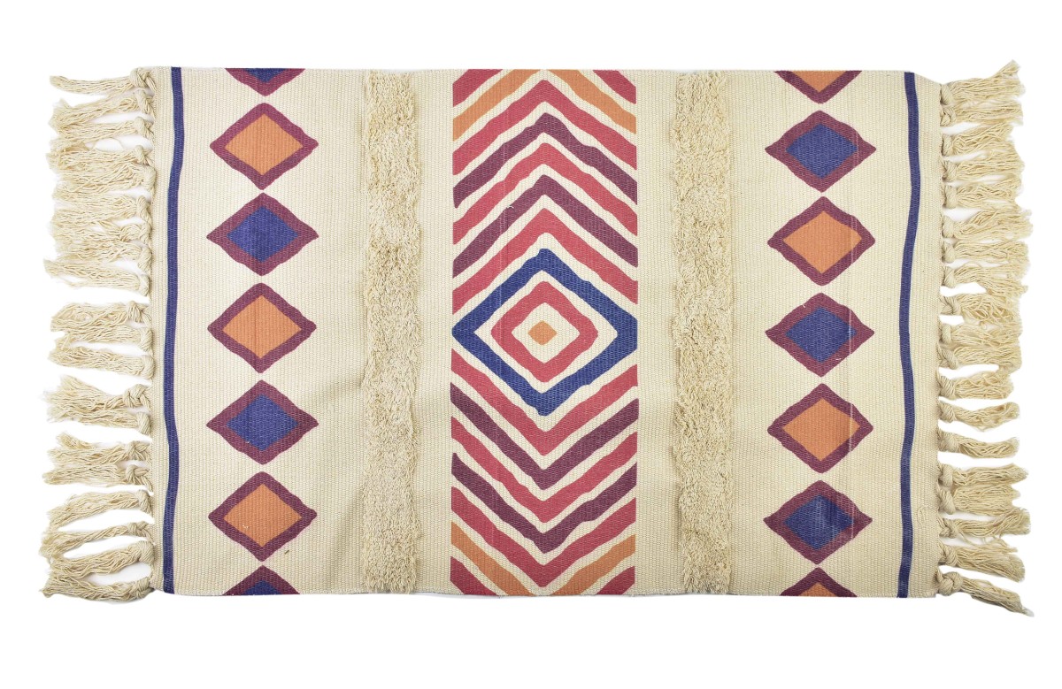 Dekorativní kobereček BOHO 90x60 cm vícebarevný